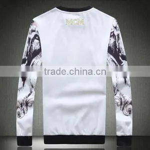Winter Cowl Neck Printed Hip Hop Hoddies thumbnail-3