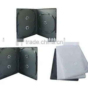 14mm Black Dvd Case for 3 Disc thumbnail-1