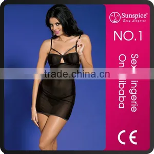 Adult Erotic Girls Open Sexy Transparent Sexy Baby Doll Lingerie thumbnail-1