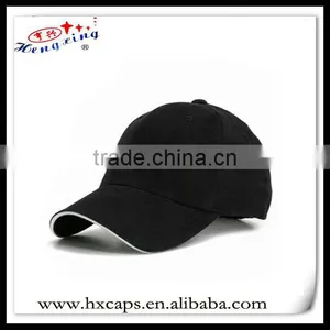 100% Cotton Custom Snapback Black Baseball Cap thumbnail-1