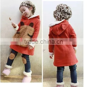 2015children Clothing Autumn Winter Bear Sweater Fleece Baby Set Hoodie Swearer Sets thumbnail-2