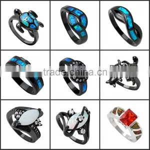Opal Ring Jewelry Accessories Finished Wedding Engagment Ring thumbnail-2