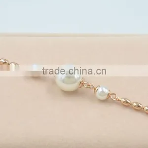Zm33717a Korean Style Women Elegant New Patterns Pearl Chian Bracelet thumbnail-2