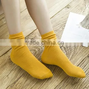 Zm53126a 2017 Hot Sale Women High Ankle Indoor Socks Wholesale thumbnail-1