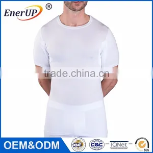 Men Micro Modal Sweatproof Anti Sweat t Shirt Against Underarm Sweat Proof T-shirt thumbnail-4