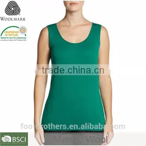 Merino Wool Tank Top Women,popular Gym Tank Top Workout Tank Top Gym thumbnail-2