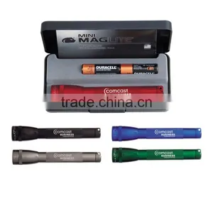 Mini Mag-Lite 2 AA Flashlight - Features Two AA Alkaline Batteries, Gift Box and Comes With Your Logo thumbnail-1