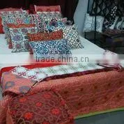 Assortment of Decorative Home Textiles, Quilts, Throws, Cushion Covers, Ethnic Style thumbnail-1