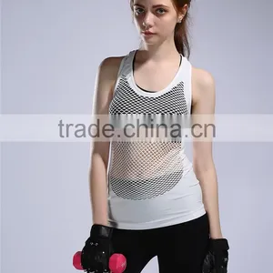 Hot Sale Custom Sport Crop Tops Training Singlet Lightweight Womens Gym Vest thumbnail-5