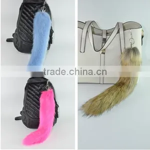 Manufacturers Supply Fox Tail Artificial Fur Tail Pendant Phone Pendant Bag Pendant thumbnail-1