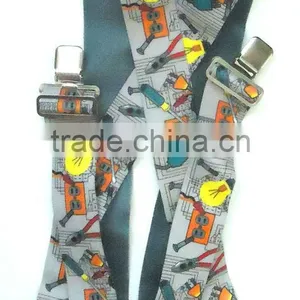 Adjustable Elastic Adjustable Colorful Adult's Suspenders thumbnail-1