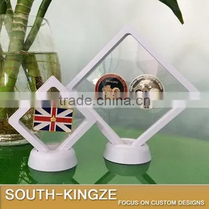 White ABS Plastic Square Product Display Case Perfect for Samll Items thumbnail-2