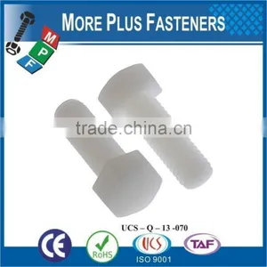 Made in Taiwan Plastic Nylon Hexagon Screw thumbnail-5