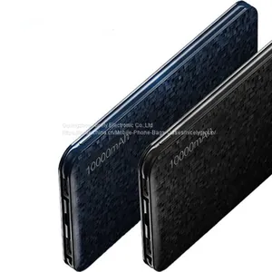 Power Bank for Xiaomi Mi,USAMS Mosaic Ultra Slim 10000mAh Powerbank for IPhone 4 5 6 7 SE Samsung thumbnail-1