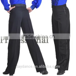 New Boys Latin Dance Black Pants Kids Ballroom Modern Latin Dance Pants thumbnail-3