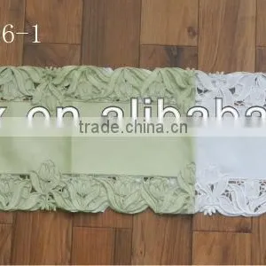 Embroider Designs Table Runner With Cutwork thumbnail-2