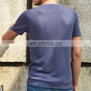 2017 Hottest Short Sleeve t Shirt With Button for Men thumbnail-3