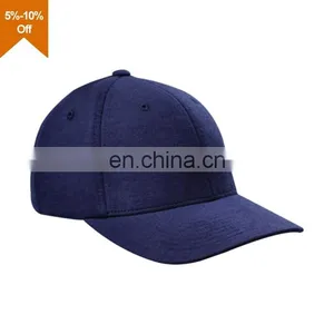 High Profile Leather Strap Back Baseball Cap thumbnail-2