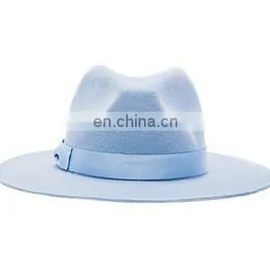 2015 Fashion Blank Bowknot Ribbon Women Wool Felt Hat thumbnail-2