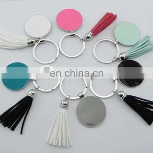 Monogram Enamel Disc Blanks Key Chain thumbnail-2