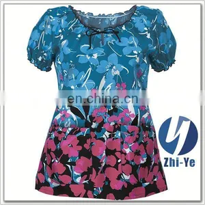 Nurse Uniform Junior Fit Ladies Scrub Top thumbnail-1