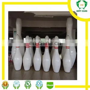 HI Inflatable Bowling Outdoor Ground Inflatable Bowling With Bungee Games thumbnail-3
