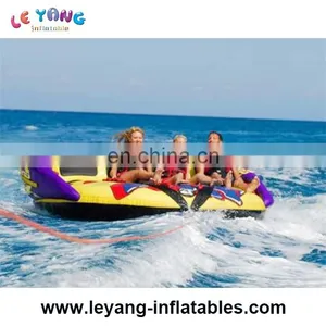 Inflatable Flying Water Crazy UFO Water Sports Games Towable Ski Tube thumbnail-1