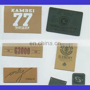 Embossed Leather Patch Custom Hat Label Jeans Leather Label thumbnail-3