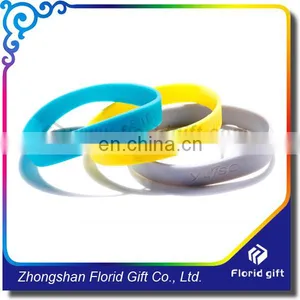 No Minimum Order Personalized Cheapest Blank Silicone Bracelets thumbnail-3