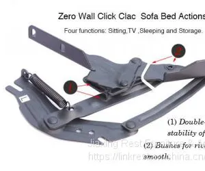 Zero Wall Double Stops Clic Clac Mechanism KK034# thumbnail-1