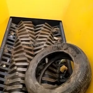 Low Prices Tires Crusher Recycling Machine XDR60 Shredded Rubber Tires Blade China Make Tire Shredder thumbnail-1
