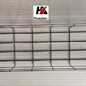 Steel Wire Mesh Cable Tray Perforated Ladder Type Cable Tray thumbnail-1