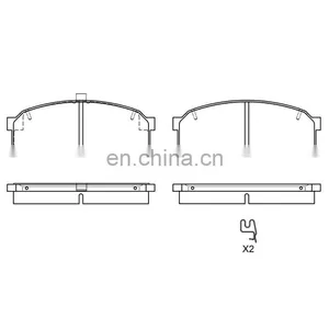 Brake Pads for TOYOTA OE D589 GDB1026 D2087 A-275K 04491-22260 thumbnail-1