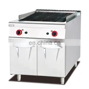 Gas Lava Rock Grill With Cabinet thumbnail-1