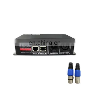 DC 12V-24V 3 Channel DMX 512 Decoder LED Controller for RGB 5050 3528 LED Strip Light thumbnail-2