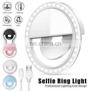 Customized Logo Selfie Ring Light Dimmable Led Camera Beauty Ring Light for YouTube TikTok Photography Live Stream Makeup thumbnail-4