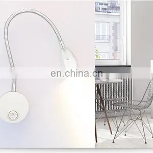Energy Saving Aluminum Material Bed Led Lamp Snake Like Flexible Led Table Lamp Adjustable Arm Bed Reading Lamp thumbnail-6