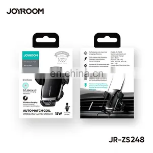 JOYROOM 2020 New Arrival Car Holder Wireless Charger Auto Lock Universal Car Air Vent Mount Phone Holder thumbnail-7