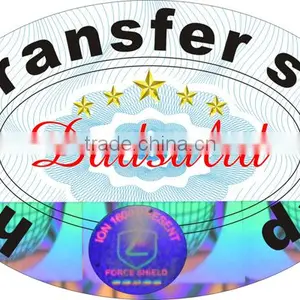 2015 High Quality Custom Hologram Sticker With Laser Making in thumbnail-1