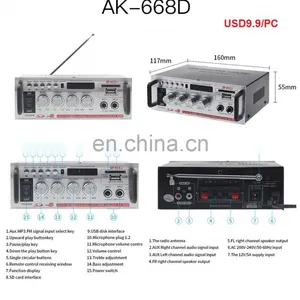 High Quality Audio Amplifier AK-002 Car Amps thumbnail-2