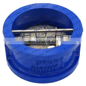 Bundor PN16 Ductile Iron Wafer Check Valve DN80 Mini Non Return Valve for Water thumbnail-4