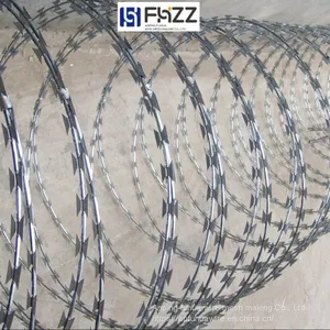 General Purpose BTO-22 Spiral 304 Stainless Steel Razor Barbed Wire thumbnail-1