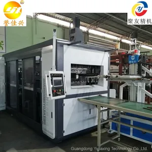 JS850x560 Fully Automatic Servo Disposable Plastic Cup Bowl Making Thermoforming Machine thumbnail-1
