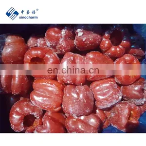 BRC A Approved IQF Vegetable Whole Sweet Pepper Cup Frozen Red Bell Pepper From Sinocharm thumbnail-3