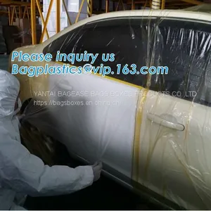 PRETaped And Drape, Pre-Taped Masking Film For Automotive Painting Covering, Assorted Masking Paper, Automotive Best Masking thumbnail-4