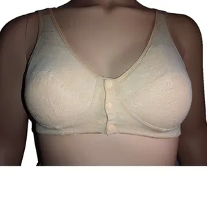 Large Size Bra Front Open With Button thumbnail-5