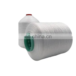 Best Selling 100% Polyester Sewing Thread 150D Raw White Overlock Thread thumbnail-3