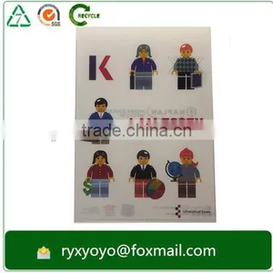 Transparent Glossy Polypropylene Plastic a4 Size L Shape Clear Folder Supplier's Choice thumbnail-2