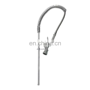 Pre-Rinser With 18inch Riser 44inch Hose and 1.15GPM Sharp Knife Cutting Style Spray Valve- Less Base Faucet C9528 thumbnail-1