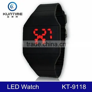 2015 Promotional Cheap Touch Screen Silicon Led Digital Watch thumbnail-6
